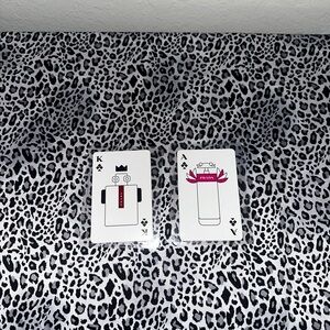 PRADA BEAUTY Ace of Clubs & King of Clubs Collectible Cards